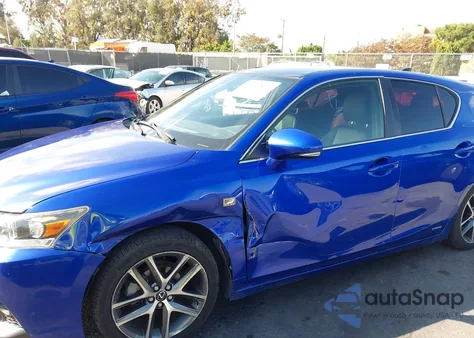 2015 Lexus Ct 200H из США, поврежденный, VIN JTHKD5BH5F2240704